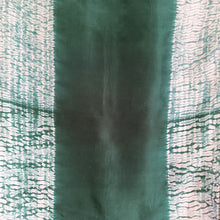 Load image into Gallery viewer, Deep forest green-  Silk Shibori Stoles (22 inches by 80 inches)