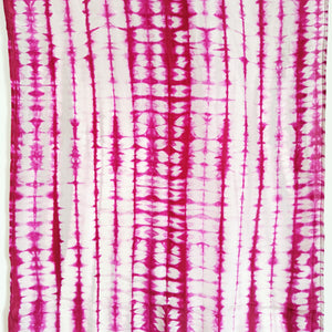 Pink Passion -  Silk Shibori Stoles (22 inches by 80 inches)