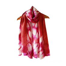 Load image into Gallery viewer, Onion Skin -  Silk Shibori Stoles (22 inches by 80 inches)