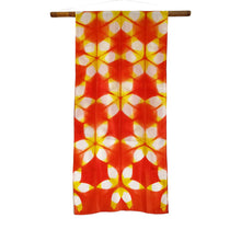 Load image into Gallery viewer, Summer Bloom -  Silk Shibori Stoles (22 inches by 80 inches)