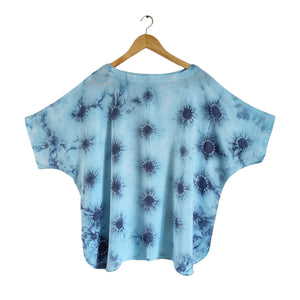 Shore - Soft Shibori Cotton Top