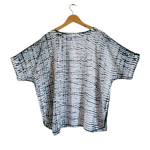 Reflections - Soft Shibori Cotton Top