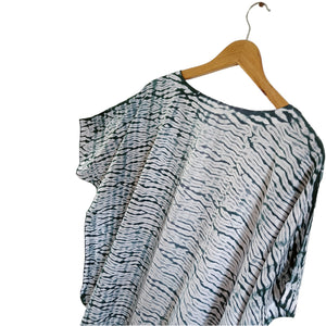 Reflections - Soft Shibori Cotton Top