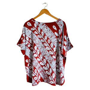 Pressed Flowers - Soft Shibori Cotton Top