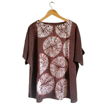 Load image into Gallery viewer, Earthy Blooms - Soft Shibori Cotton Top
