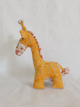 Load image into Gallery viewer, Amy the giraffe  – Handmade soft toy (11.5”/9”/3”)