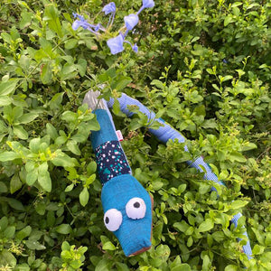 Handmade Patchwork stuffed toy snake – 105 cm long