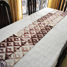 Load image into Gallery viewer, Cotton Shibori Table Runner (36cm by 228cm)