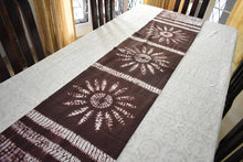 Load image into Gallery viewer, Cotton Shibori Table Runner (36cm by 228cm)
