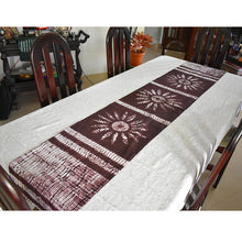 Load image into Gallery viewer, Cotton Shibori Table Runner (36cm by 228cm)