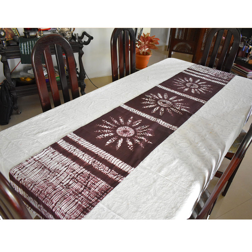 Cotton Shibori Table Runner (36cm by 228cm)
