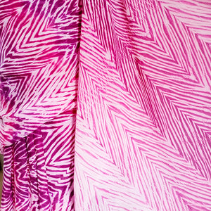 Purple River - Cotton shibori saree with blouse