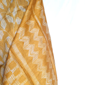 Haldi - Tussar silk Shibori saree