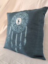 Load image into Gallery viewer, Dream Catcher - Cotton shibori cushion cover (16&quot;/16&quot;)