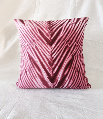 Red Sea - Silk Shibori cushion cover (16