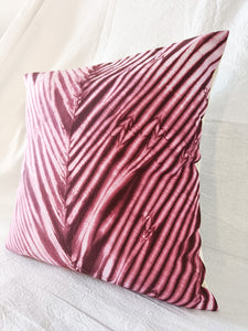 Red Sea - Silk Shibori cushion cover (16"/16")