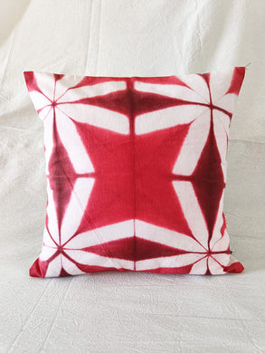 Celebrations 1 - Cotton shibori cushion cover (16