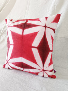 Celebrations 1 - Cotton shibori cushion cover (16"/16")