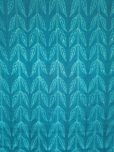 Blue Leaf - Tussar Silk Shibori Dupatta