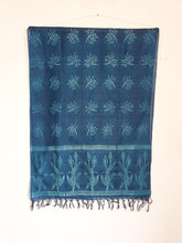 Load image into Gallery viewer, Night Lotus - Tussar Silk Shibori Dupatta