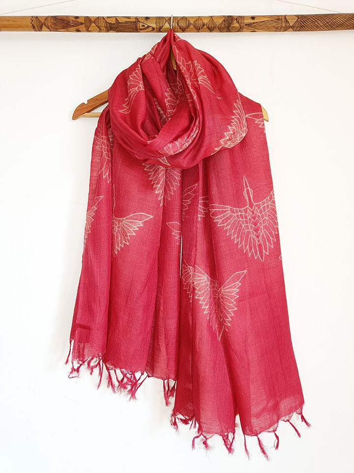 Pheonix - Tussar Silk Shibori Dupatta