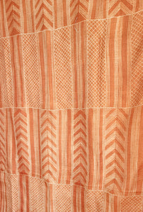 Rusty memories - Tussar Silk Shibori Dupatta