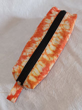 Load image into Gallery viewer, Cotton Shibori Pouch with zipper