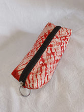 Load image into Gallery viewer, Silk Shibori Pouch with zipper