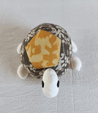 Load image into Gallery viewer, Tilly the Turtle  – Upcycled handmade soft toy (7&quot;/7&quot;)