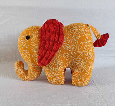 Cuddly Chitra – Handmade soft toy elephant (10”/8”/3”)