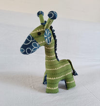 Load image into Gallery viewer, Greg the giraffe  – Handmade soft toy (11.5”/9”/3”)