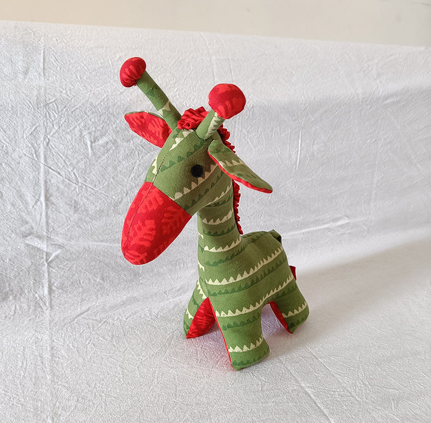 Bella the giraffe  – Handmade soft toy (11.5”/9”/3”)
