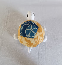 Load image into Gallery viewer, Camila the Turtle  – Upcycled handmade soft toy (7&quot;/7&quot;)