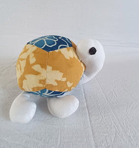 Camila the Turtle  – Upcycled handmade soft toy (7"/7")
