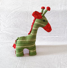 Load image into Gallery viewer, Bella the giraffe  – Handmade soft toy (11.5”/9”/3”)