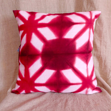 Celebrations 2 - Cotton shibori cushion cover (16