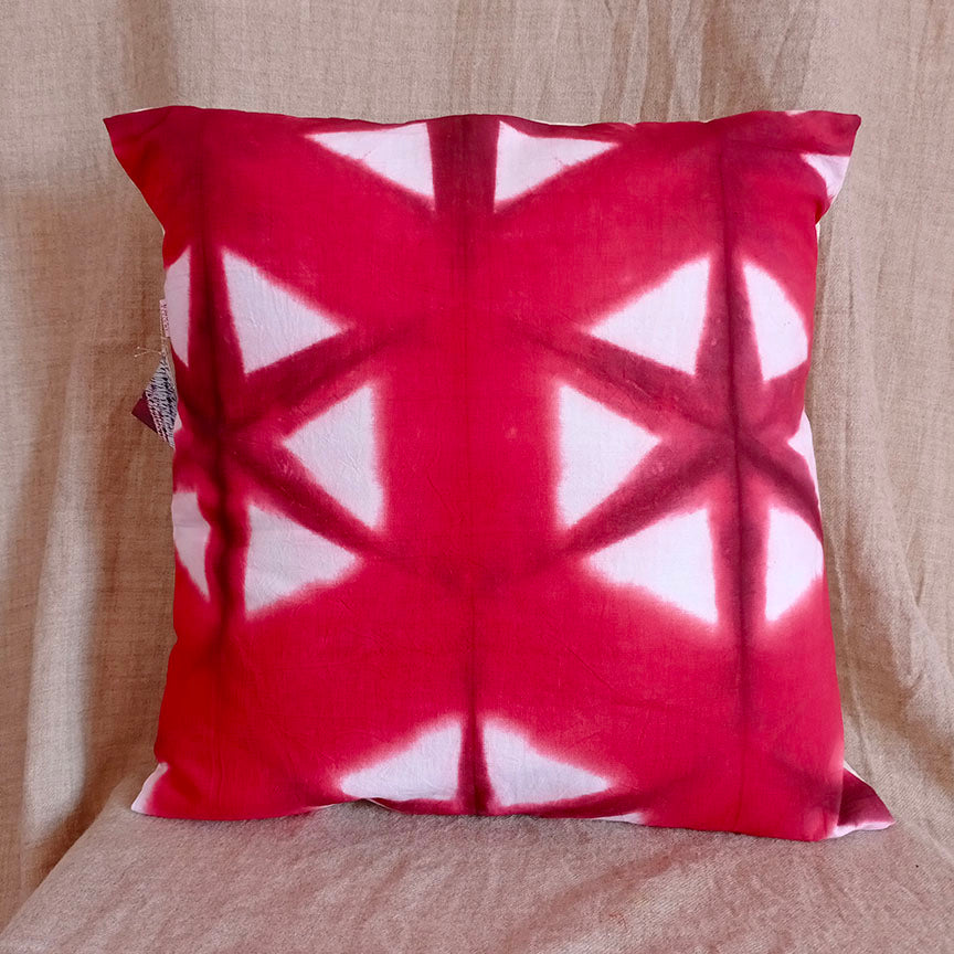 Christmas Spirit - Cotton shibori cushion cover (16