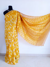 Load image into Gallery viewer, Haldi - Tussar silk Shibori saree